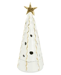 Vietri Foresta Large Tree with Ribbon Gold Star