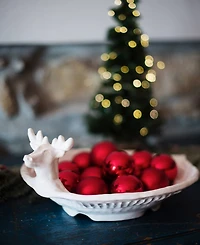 Vietri Pietra Natale Figural Deer Shallow Bowl