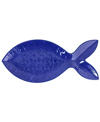 Vietri Santorini Large Figural Fish Platter