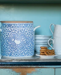 Vietri Uccello Biscotti Jar