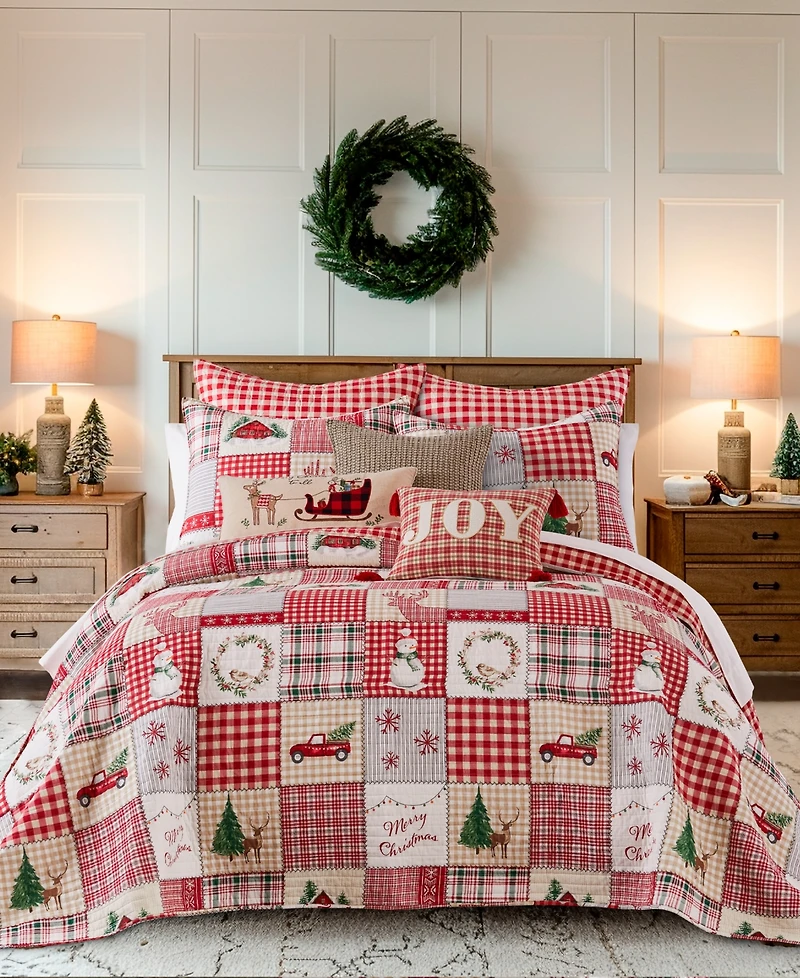 Levtex Home For Christmas Reversible 3-Pc. Bedspread Set