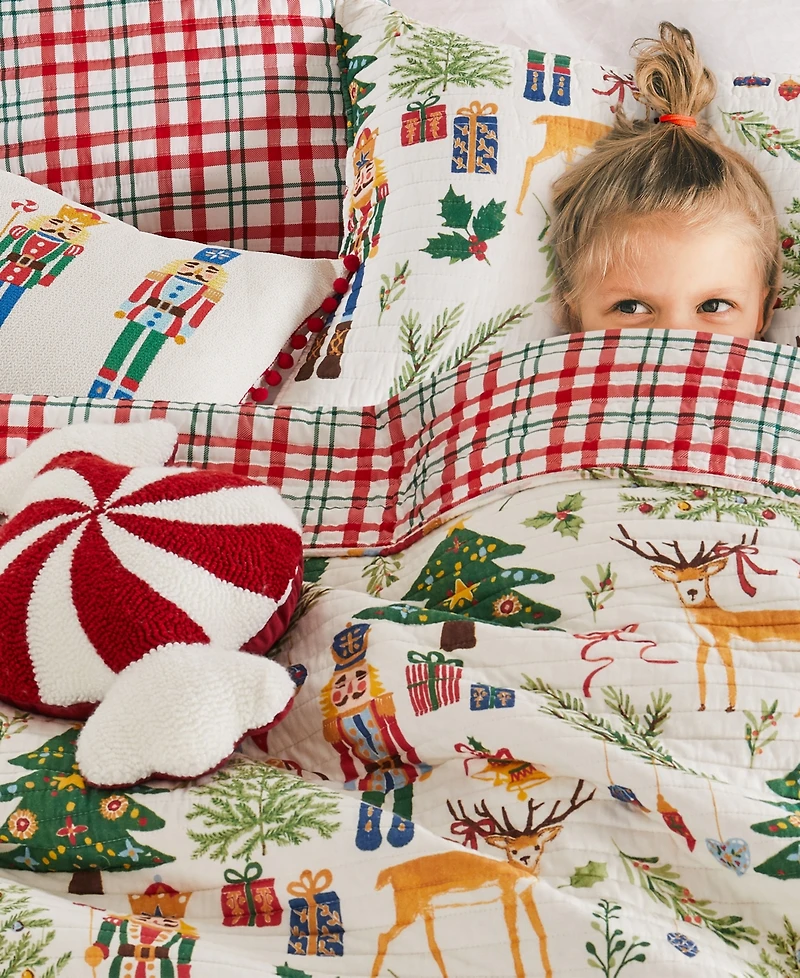Levtex Nutcracker Reversible 2-Pc. Quilt Set, Twin/Twin Xl