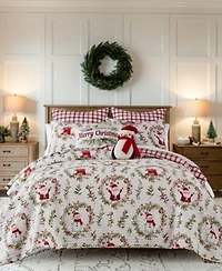 Levtex Merry Bright Pine Plaid Reversible Quilt Sets