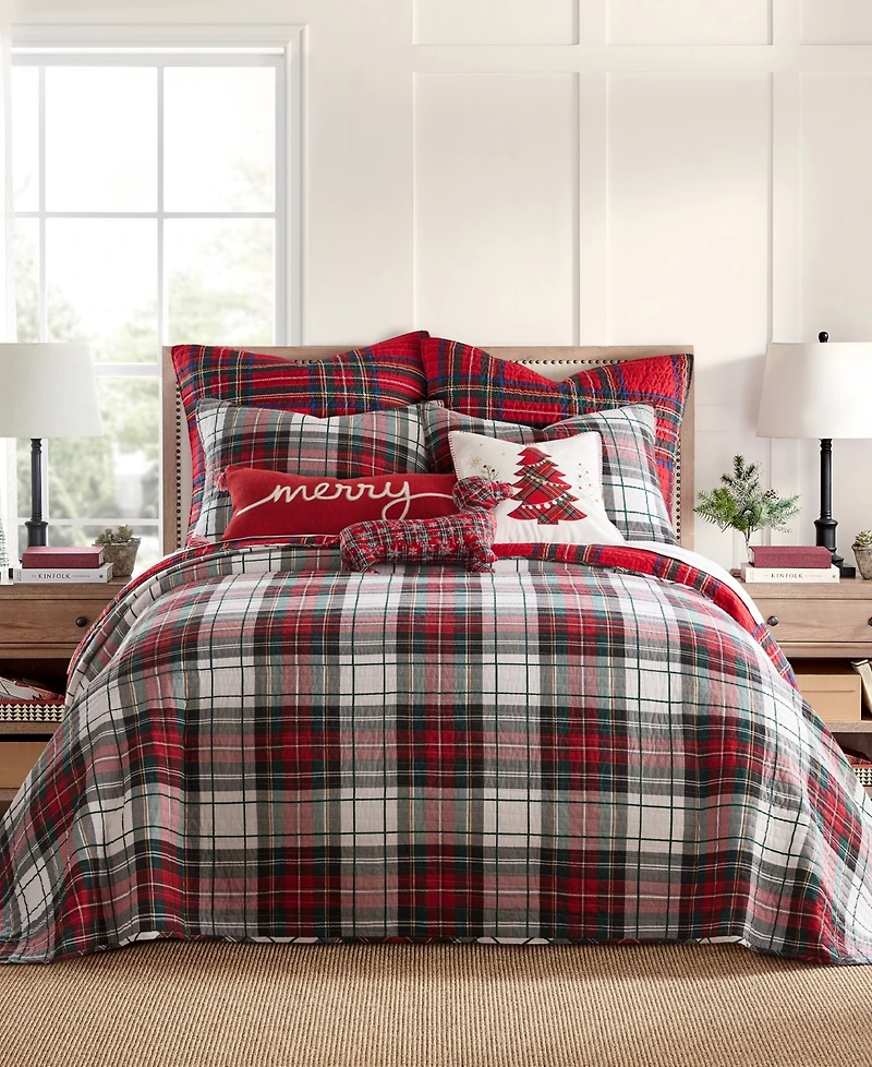 Levtex Spencer Plaid Reversible Bedspread, King/California King