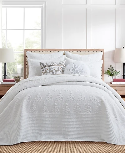 Levtex O Christmas Tree Stitching 2-Pc. Bedspread Set, Twin/Twin Xl
