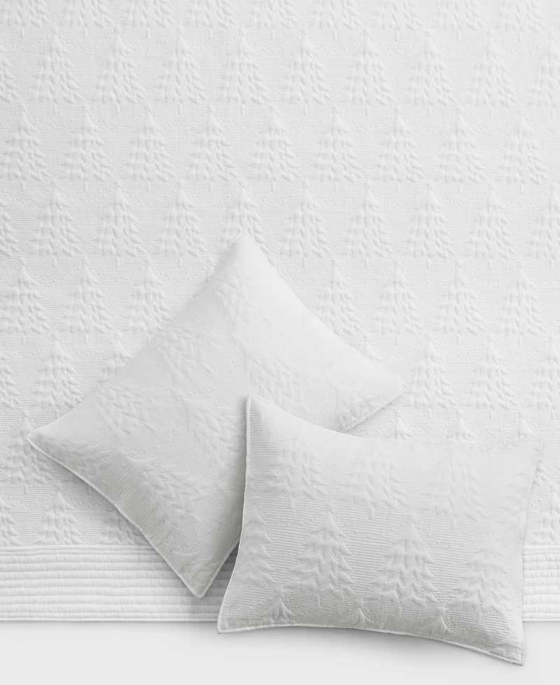 Levtex O Christmas Tree Stitching 3-Pc. Bedspread Set, Queen