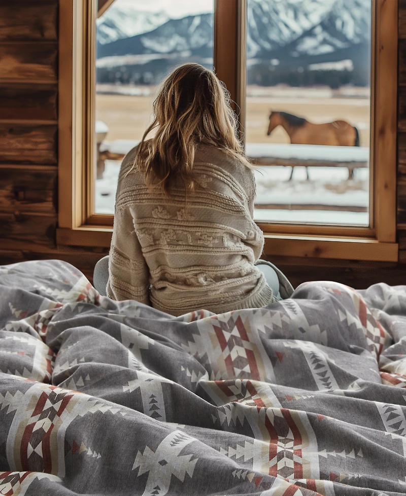 Levtex Corrales Reversible -Pc. Duvet Cover Set