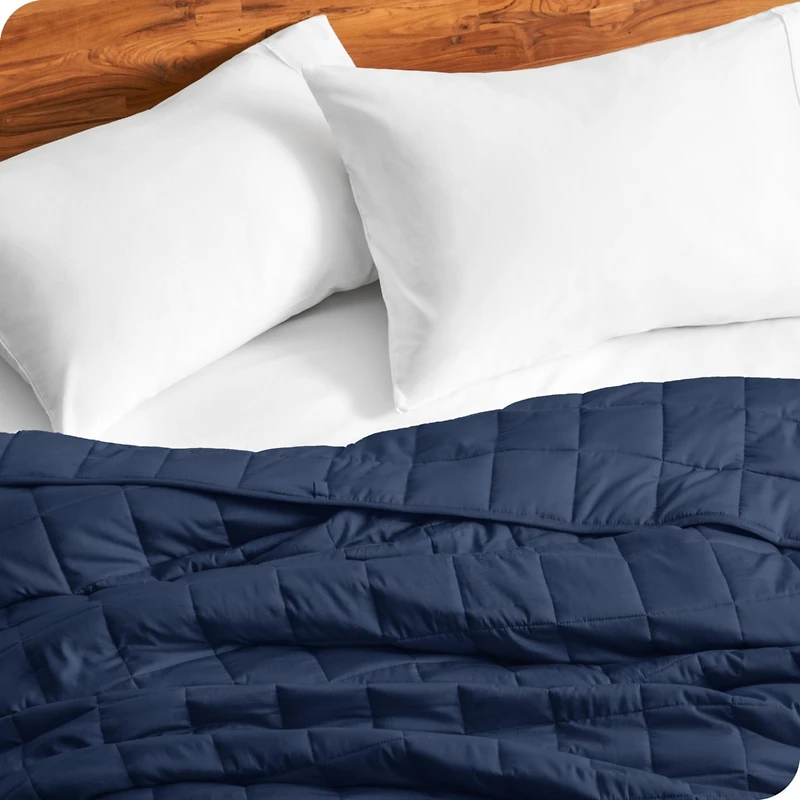 Bare Home Weighted Blanket, 30lbs (80" x 87") - Cotton