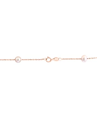 Effy Cultured Freshwater Pearl Station 18" Necklace 14k Gold (5-1/2mm)