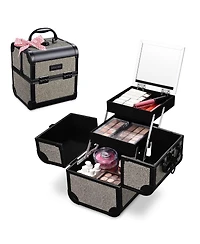 Byootique Makeup Train Case Cosmetic Organizer
