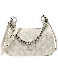 Karl Lagerfeld Paris Lafayette Quilted Leather Shoulder