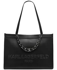 Karl Lagerfeld Paris Savoie Large Leather Tote Bag