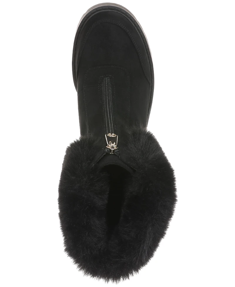 Giani Bernini Women's Calliee Memory Foam Front Zip Lug Sole Booties, Created for Macy's