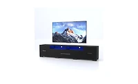 Slickblue Modern Tv Console with Storage, App Control Led Stand, Rgb Lighting, 31 Modes for 80'' TVs