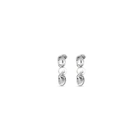 UNOde50 Metal Alloy Oval Link Earrings