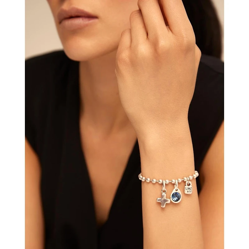 UNOde50 Sterling Silver and 18K Gold-Plated Ball Shaped Bracelet