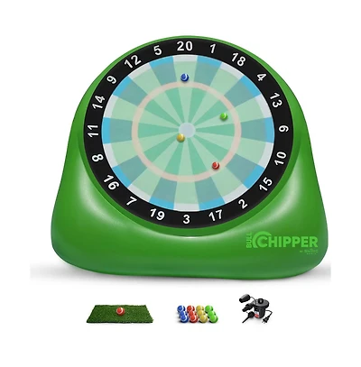 Swooc - Bull Chipper | Giant Golf Darts (Over 6ft Tall) w/ 10+ Golf Games | Golf Chipping Game w/ Air Pump Included | Yard Games
