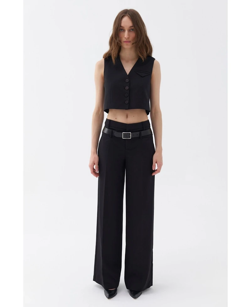 Nocturne Women's Double-Breasted Vest