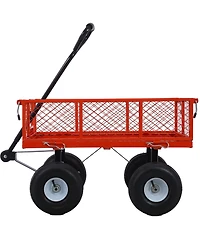 Streamdale Heavy-Duty Steel Garden Cart, 3 Cu Ft