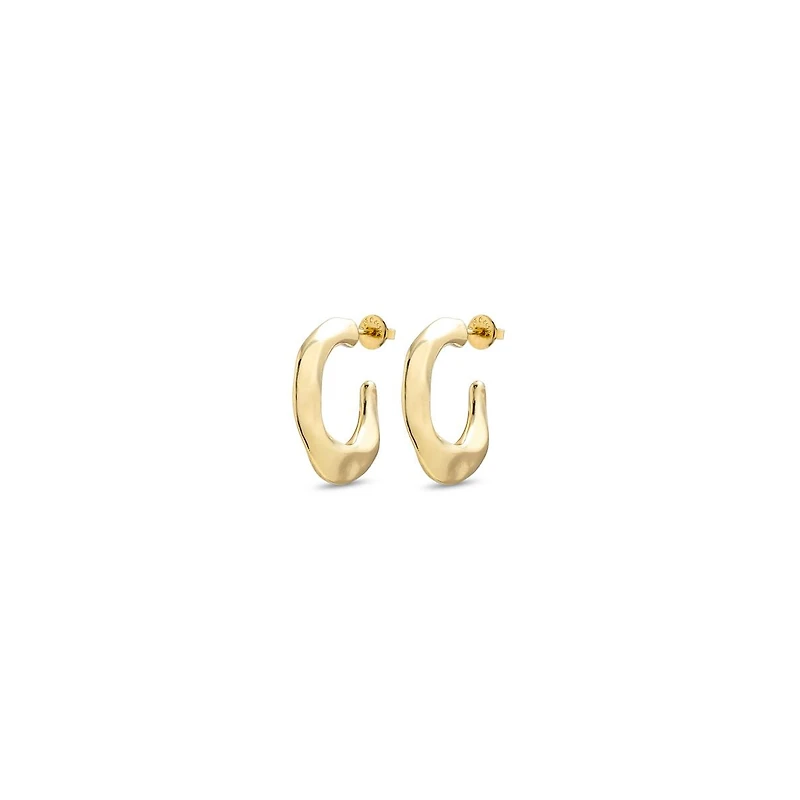 UNOde50 Metal Alloy Banana Shaped Earrings