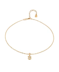 UNOde50 Metal Alloy and Central White Zircon chain
