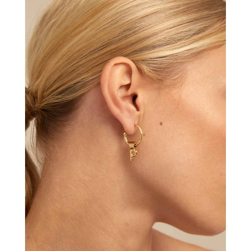 UNOde50 Metal Clad Hoop Earrings