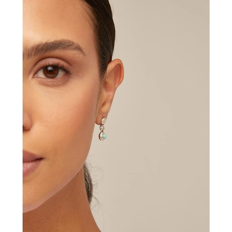 UNOde50 Metal Alloy Circular Stud Earrings