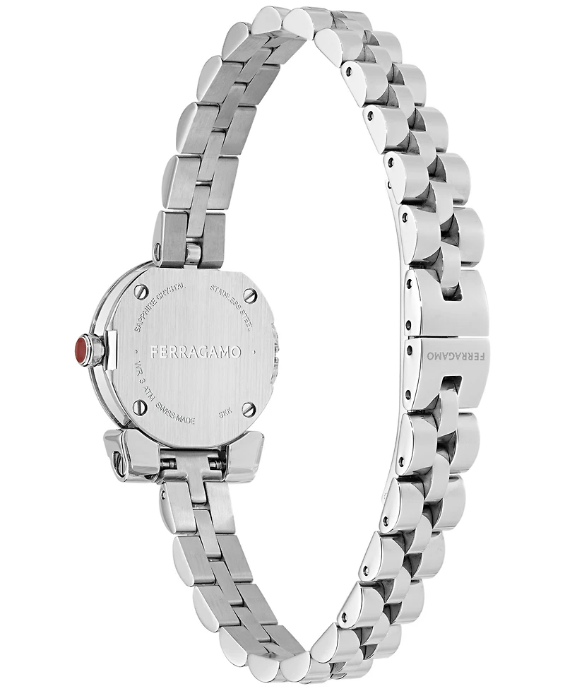 Ferragamo Women's Swiss Stainless Steel Bracelet Watch 23mm