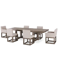 Portmore Pc Rectangular Set (Table, Side Chairs & 2 Arm Chairs