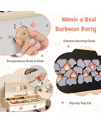 Gouun Kids Barbecue Grill Playset for Girls and Boys Aged 3+