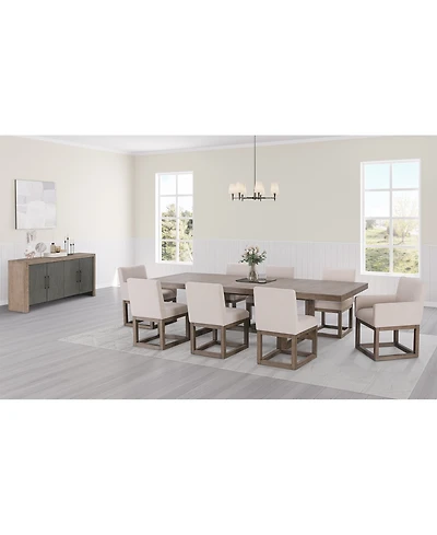 Portmore 9 Pc Rectangular Set (Table, 6 Side Chairs & 2 Arm Chairs), Created for Macy's