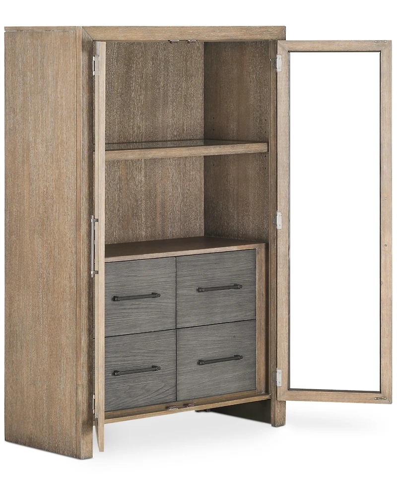 Portmore Bar Cabinet (with soft close drawers), Created for Macy's