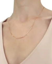 20" Mirror Link Chain (1-1/2mm) 14K White or Rose Gold