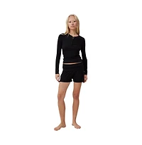 Cotton On Women's Sleep Recovery Henley Long Sleeve