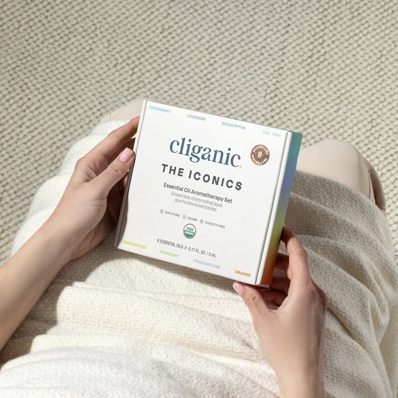 Organic Aromatherapy Set (Top 8 Essential Oils)