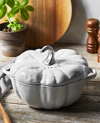 Staub Enameled Cast Iron 3.5-Qt Pumpkin Dutch Oven