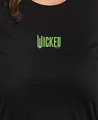 Hybrid Apparel Plus Wicked Elphaba Green Logo Graphic Tee