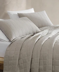 Calvin Klein Melange Flannel Sham Pair, Standard