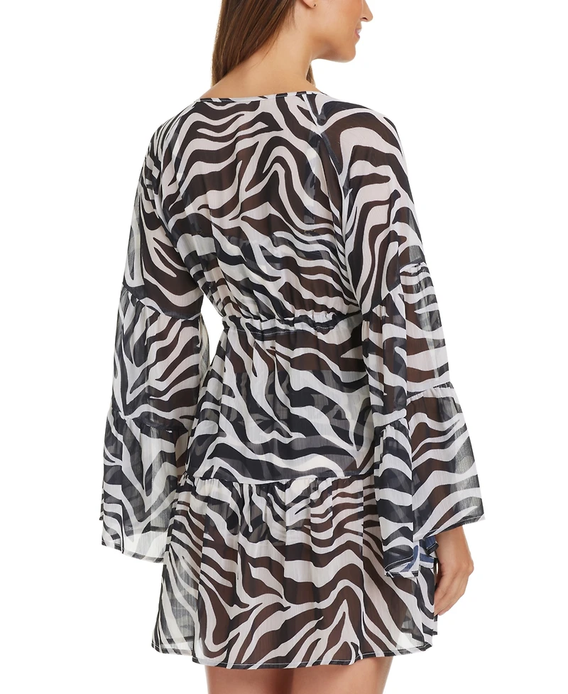 Bleu by Rod Beattie Women's Chiffon Dress Cover-Up