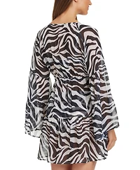 Bleu by Rod Beattie Women's Chiffon Dress Cover-Up