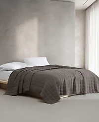 Calvin Klein Melange Flannel Quilt