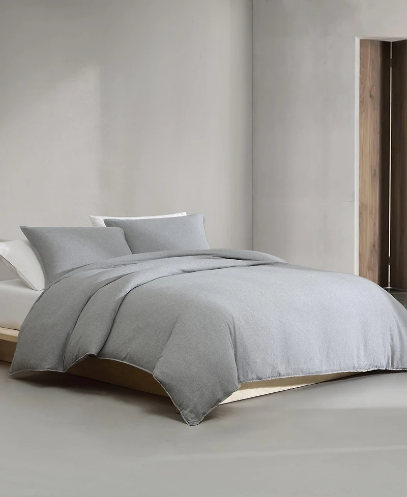 Calvin Klein Melange Flannel 3-Pc. Comforter Set, King