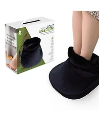 Pursonic Heated Foot Massager with Remote Control, Folding Design, and Dual Motor Intensities