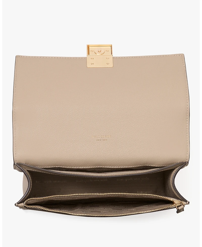 kate spade new york Deco Pebbled Leather Chain Shoulder Bag