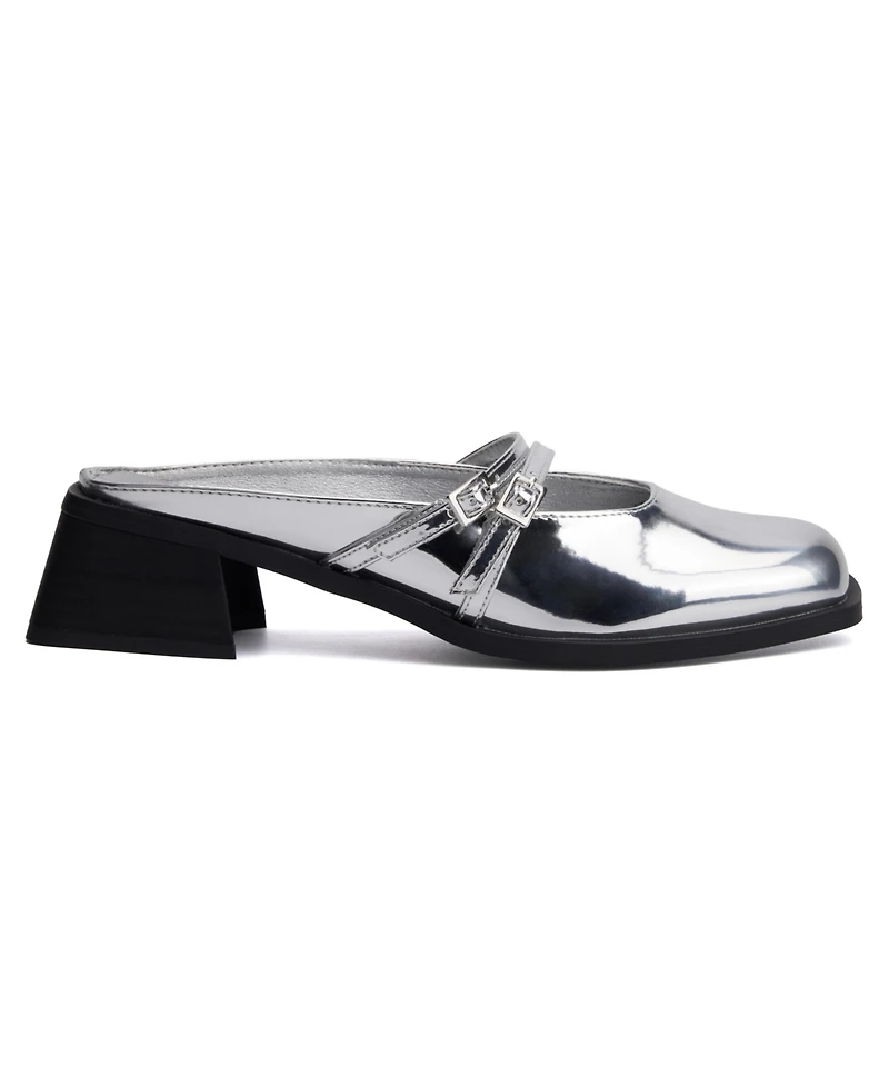 Olivia Miller Women's Aquarius Mule Sandals