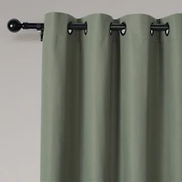 Soft Cotton Feel Twill Polyester Blackout Grommet Pair (2 panels