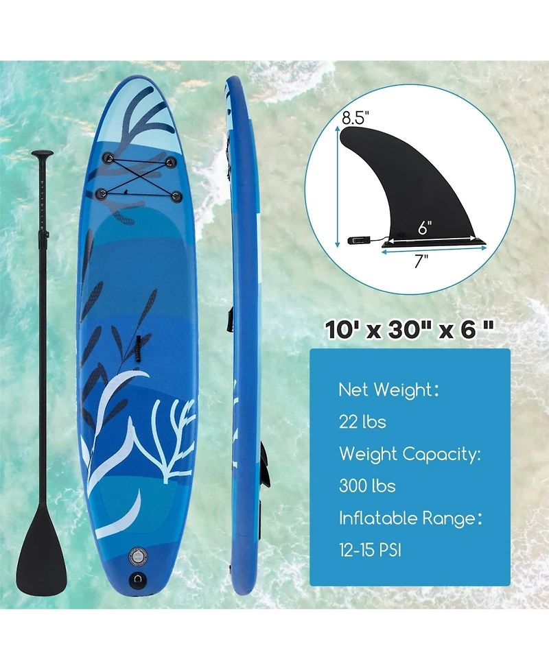 Hongge Inflatable Stand Up Paddle Board Sup Board with Premium Sup Accessories