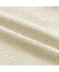 Chenille Solid Room Darkening Back Tab Curtain Panel