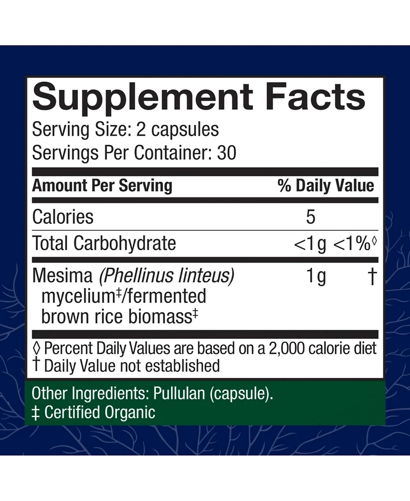 Host Defense Mesima Capsules - Herbal Antioxidant Activity & Immune System Support Supplement