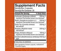 Host Defense MycoBotanicals Energy Capsules - Energy & Respiratory Support Supplement - Herbal Green Tea Capsules